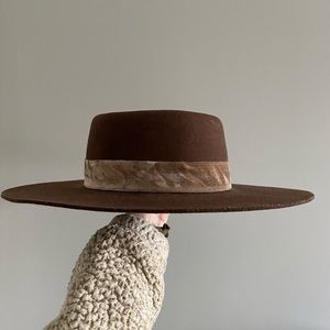 Lack of Color Brown Juno Boater Hat